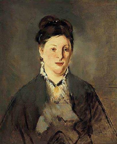 Edouard Manet Full face Portrait of Manets Wife china oil painting image